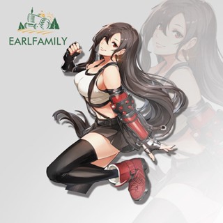 Earlfamily สติกเกอร์ ลายการ์ตูนอนิเมะ TIFA FF14 กันน้ํา กันรอยขีดข่วน ขนาด 13 ซม. x 9.8 ซม. สําหรับตกแต่งหน้าต่างรถยนต์