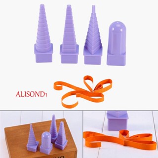 ALISOND1 หอคอยพลาสติก สีม่วง สําหรับงานฝีมือ