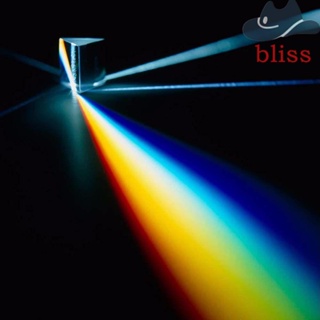 BLISS ปริซึมแก้วคริสตัล ทรงสามเหลี่ยม สีรุ้ง สําหรับถ่ายภาพเด็ก