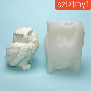 [szlztmy1] อุปกรณ์ทําสบู่ รูปนกฮูก 3D แฮนด์เมด DIY สําหรับตกแต่งเค้กวันเกิด