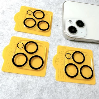 QHY - HOT Full Coverage Screen Protector case ฝาครอบเลนส์ด้านหลังเลนส์กล้องป้องกันสําหรับiPhone 17 air 16 15 14 12 11 Pro Max 13 Mini iPhone Plusแหวนสีดํา
