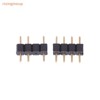 [risingmeup] สายเคเบิลเชื่อมต่อแยก ARGB 5V 3 Pin 12V 4pin สําหรับเมนบอร์ดคอมพิวเตอร์ PC AURA RGB LED