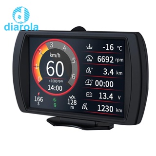 M90 เครื่องวัดระยะทาง GPS OBD-II อเนกประสงค์ อุปกรณ์เสริม สําหรับรถยนต์