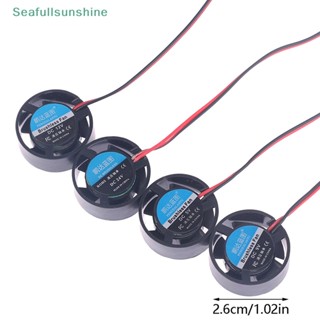 Seaf&gt; พัดลมระบายความร้อน ทรงกลม ขนาดเล็ก 25.5x10 มม. 5 9 12 24V สําหรับโคมไฟ Led โน้ตบุ๊ก 1 ชิ้น