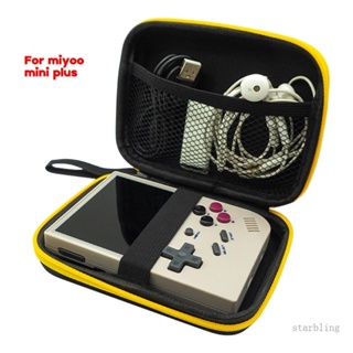 กระเป๋าเคสแข็ง แบบพกพา กันกระแทก ลายดาว สําหรับ MiyooMini Plus Console Accesso