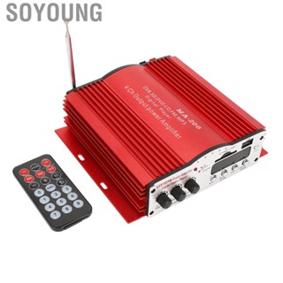 Soyoung Digital Audio Amplifier  Car Stereo 30W 4CH Reliable High Sensitivity Rustproof for USB Play