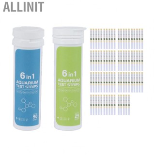 Allinit Water Quality Test Strips  Fast Multipurpose Nitrate PH Easy To 6 in 1  for