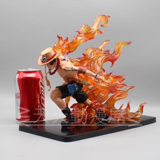 ส่งฟรี พร้อมส่ง โมเดลฟิกเกอร์ One Piece BadBoy Flip Model gk Statue Drift Ace Flame Ace สําหรับตกแต่ง