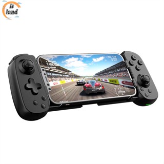 【IS】จอยสติ๊กควบคุมเกมไร้สาย D6 ยืดหดได้ สําหรับ IPhone Android Gamepad