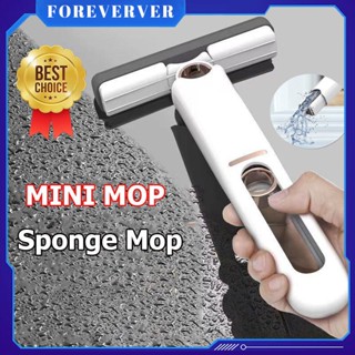 ใหม่แบบพกพา Mini Squeeze Mop บ้านครัวรถทำความสะอาด Mop ทำความสะอาดโต๊ะแก้วฟองน้ำทำความสะอาด Mop เครื่องมือทำความสะอาดในครัวเรือน fore