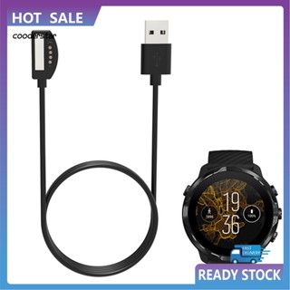 Cood แท่นชาร์จสมาร์ทวอทช์ แบบแม่เหล็ก 5V 1A USB ชาร์จเร็ว แบบเปลี่ยน สําหรับ Suunto 7