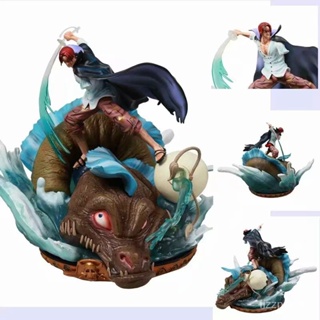 [Spot quick delivery] direct selling one piece red hair incense GK four Kings scene statue boxed hand-made