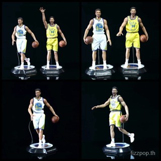 [Spot quick delivery] basketball star NBA Stephen Curry white clothes yellow clothes double-headed carved joint movable box hand-held