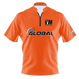 เสื้อโปโล 3D พิมพ์ลายโบว์ลิ่ง 900 Global DS 1603-9G