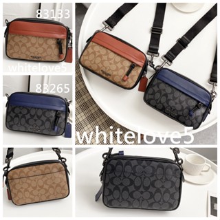 Graham Crossbody (จัดส่งที่รวดเร็วจัดส่งฟรี) F83133 F83265 แท้ กระเป๋าสะพายข้าง COAC H กระเป๋ากล้อง ผู้ชาย