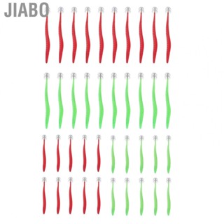 Jiabo Double Layer Fishing Hooks  Squid Hook Kit High Efficiency 10PCS Stainless Steel for Offshore Angling