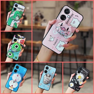 Cartoon Kickstand Phone Case ForOPPO K11X/1+Nord CE3 Lite 5G/Nord N30
 Cute drift sand Shockproof Anti-dust Silicone armor case