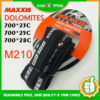 Maxxis DOLOMITES M210 ยางล้อรถจักรยาน แบบพับได้ เบาพิเศษ 700c 700x23c 700x25c 700x28c 1 ชิ้น