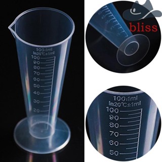 Bliss ถ้วยตวงพลาสติกใส 100 มล. สําหรับห้องครัว โรงเรียน