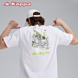 เสื้อยืดแขนสั้นลําลอง พิมพ์ลาย Kappa แฟชั่นฤดูร้อน สไตล์สปอร์ต สําหรับผู้ชาย