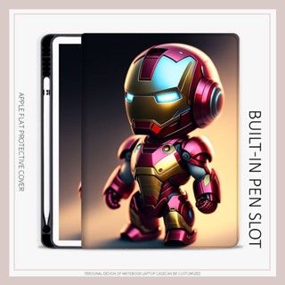 เคส ลายมาร์เวล ไอรอนแมน สําหรับ iPad 10.2 gen7 8 9 air4 5 mini4 5 6 iPad gen10 2022 pro11 iPad gen5 6