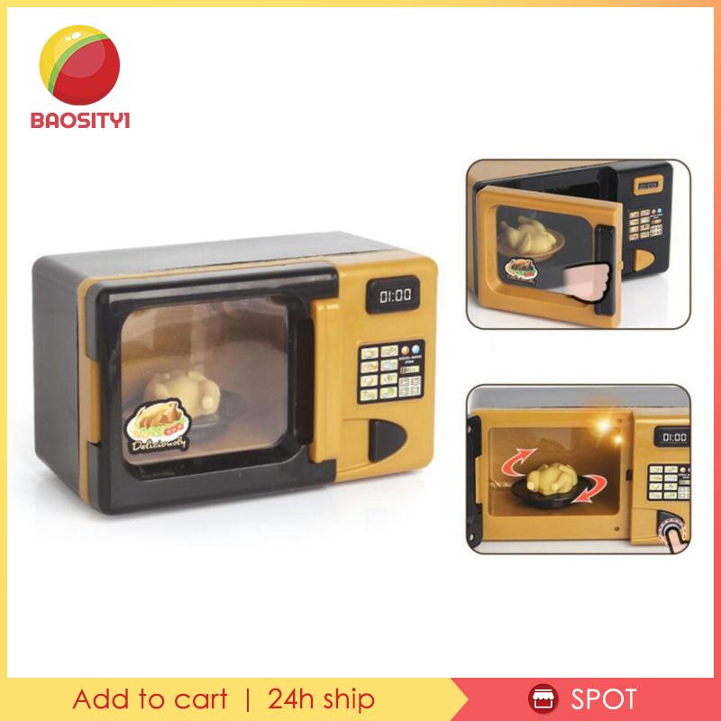 [Baosity1] ของเล่นเตาอบไมโครเวฟไฟฟ้า เพื่อการเรียนรู้ สําหรับเด็ก