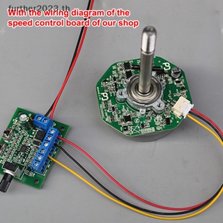 [FT] มอเตอร์ควบคุมความเร็ว DC12V มอเตอร์ไร้แปรงถ่าน PWM [พร้อมส่ง]