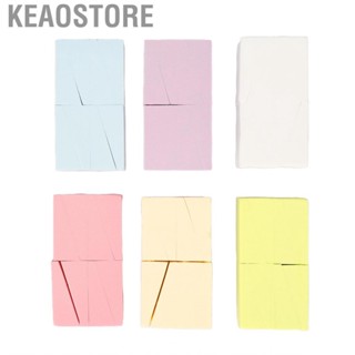 Keaostore Gradient Manicure Soft Sponges Nail Art Paint Evenly 6 Packs Delicate Good Permeability for Home