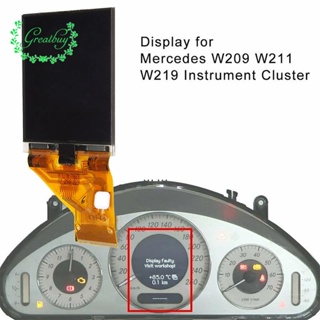 เกจวัดคลัสเตอร์รถยนต์ หน้าจอ LCD สําหรับ Mercedes E-Class E320 E350 E500 E55 E63 W209 W211 W219