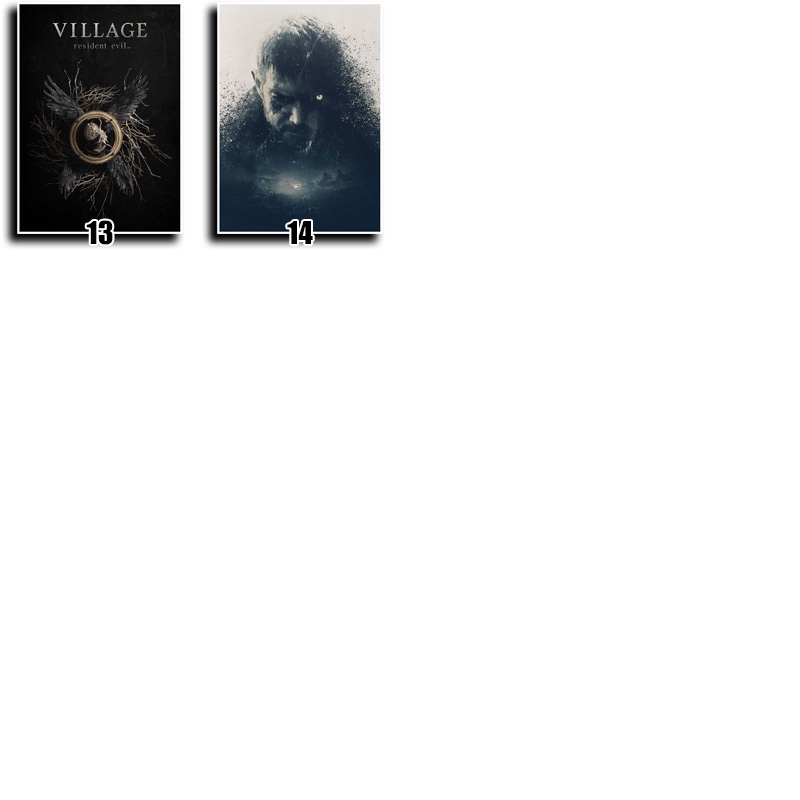 โปสเตอร์กระดาษคราฟท์ ลายเกม Resident Evil สไตล์คลาสสิก เรโทร - รูปที่ 3