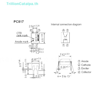 Trillioncatalpa ออปโต้คัปเปลอร์เชิงเส้น PC817C Sharp EL817C DIP4 20 ชิ้น TH