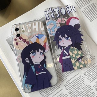 เคสโทรศัพท์มือถือ ลายการ์ตูน Demon Slayer Tokitou Muichirou Tomioka Giyuu สําหรับ Infinix Hot 8 9 10 10S 10i 11S 12 20 20i 20S 30 30i Play Pro NFC Tecno Camon 19 Pro NEO