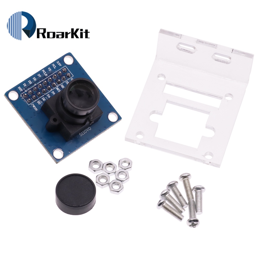 OV7670 โมดูลกล้อง OV7670 โมดูลรองรับ VGA CIF ควบคุมอัตโนมัติจอแสดงผล active ขนาด 640X480 สําหรับ Ard