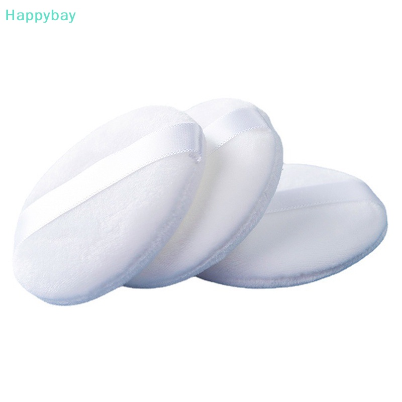 <Happybay> พัฟฟองน้ําแต่งหน้า ทรงกลม แบบนิ่ม แบบพกพา ลดราคา 1 ชิ้น