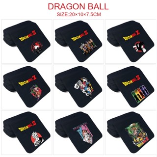 พร้อมส่ง กระเป๋าดินสอ ผ้าแคนวาส แต่งซิปสองชั้น ลายการ์ตูนดราก้อนบอล Gokujiewang แฟชั่นฤดูใบไม้ร่วง