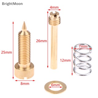 Brightmoon สกรูคาร์บูเรเตอร์ PWK ปรับได้ สําหรับรถจักรยานยนต์ 21-34 มม. 1 ชุด