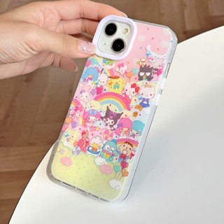 เคสโทรศัพท์มือถือ ลายการ์ตูนคุโรมิ สองด้าน สําหรับ iPhone 13 Pro Max 12 14 Pro