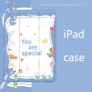 เคส ลายการ์ตูนหนู แมว สําหรับ iPad air 4 5 mini 6 iPad 10.2 gen 7 8 9 gen10 pro11 2022 iPad gen5 6 air1 2 2017 18