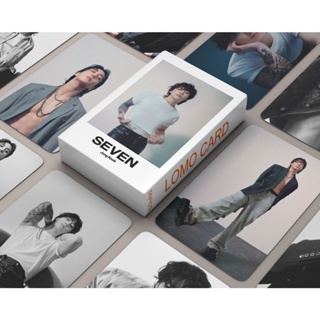โปสการ์ด อัลบั้มรูปภาพ KPOP BTS JUNGKOOK SOLO SEVEN LOMO จํานวน 55 ชิ้น ต่อกล่อง