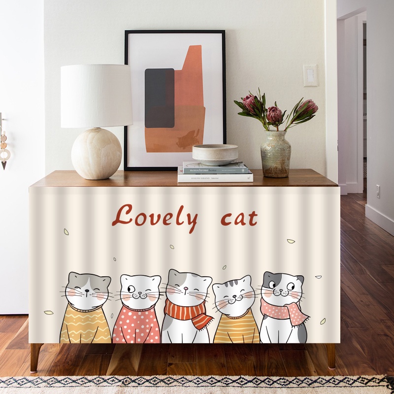 แนะนำ ผ้าม่าน ผ้าม่าน มีกาวในตัว กันฝุ่น สําหรับอ่างล้างจาน ห้องครัว ราคาพิเศษ มีเก็บเงินปลายทาง