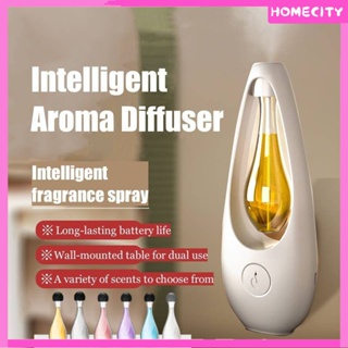 [พร้อม] น้ำหอมปรับอากาศไร้สาย Aroma Diffuser Essential Oil Diffuser Auto Fragrance Dispenser Smell Eliminate Rechargeable Perfume Machine For House Toilet Bathroom