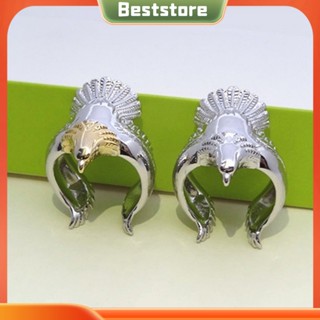 Beststore|  แหวนชุบเงิน รูปนกอินทรีย์ สไตล์วินเทจ แฟชั่นสําหรับผู้ชาย