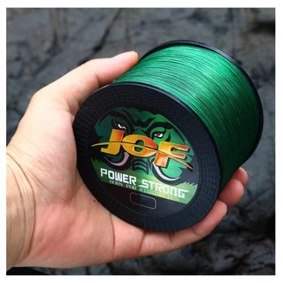 Jof X12 สายเอ็นตกปลา PE แบบถัก 300 ม. 500 ม. 1000 ม. 100/12 เส้น ทนทาน