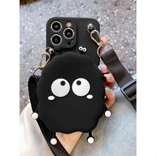 เคสโทรศัพท์มือถือ ลายการ์ตูนน่ารัก 3D แต่งซิป พร้อมกระเป๋าสตางค์ และสายคล้อง สําหรับ Samsung S8 S9 PLUS S10 LITE S20 FE S21 ULTRA S22 S23 5G