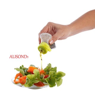 Alisond1 ขวดสลัด เครื่องมือทําอาหาร ซิลิโคน เรียบง่าย กล่องน้ําผึ้ง บีบน้ํามัน ขวดเครื่องเทศ ซอสมะเขือเทศ แยม ขวด