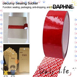 DAPHNE สติกเกอร์เทปกาวซีล ความหนืดสูง เพื่อความปลอดภัย