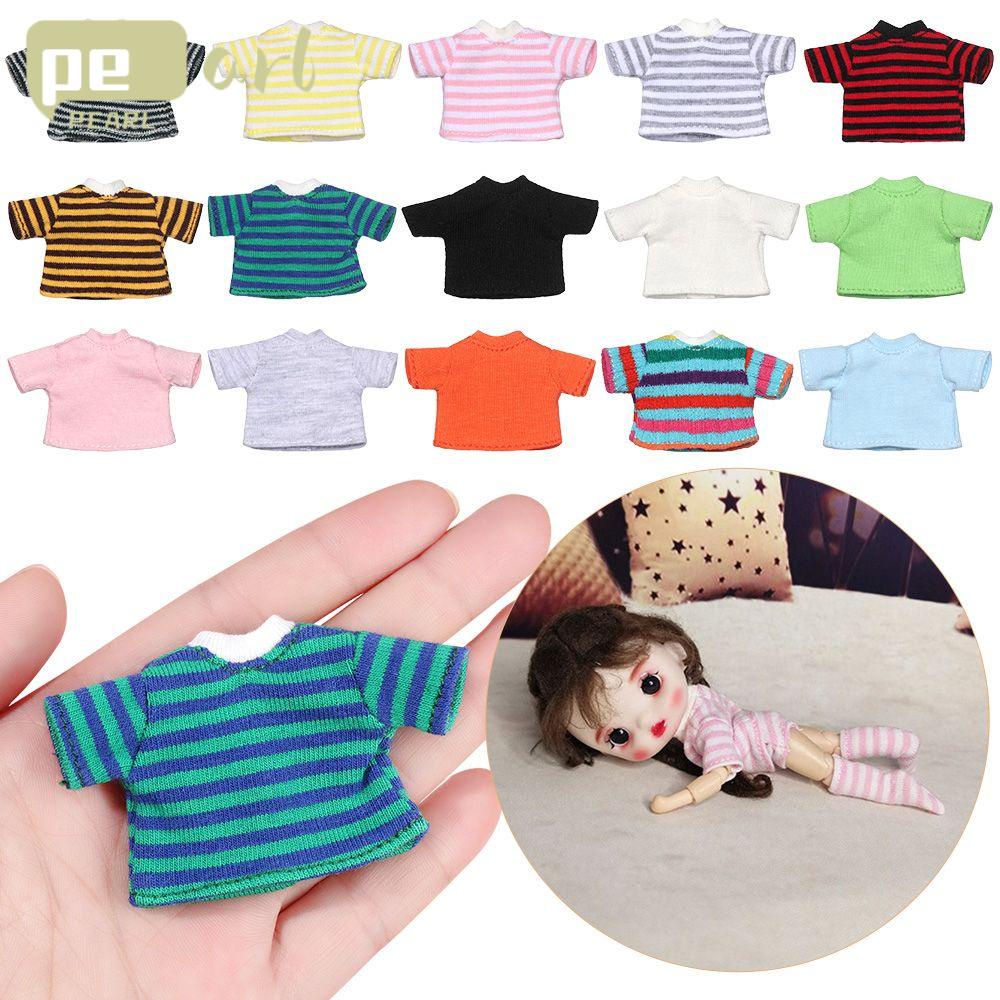 Pearlth BJD เสื้อยืด ผ้าฝ้าย อุปกรณ์เสริม สําหรับตุ๊กตา 1/12