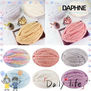 DAPHNE ไหมพรมถักโครเชต์ แบบหนา ขนาด 250 กรัมต่อลูก สําหรับเย็บผ้า DIY