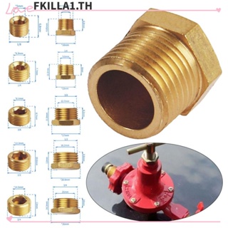 Faccfki อะแดปเตอร์ข้อต่อเชื่อมท่อ ตัวผู้ ตัวเมีย ทองเหลือง PU PE 1/8 นิ้ว 1/4 นิ้ว 3/8 นิ้ว 1/2 นิ้ว 3/4 นิ้ว ทนทาน