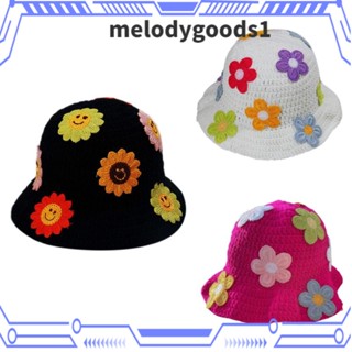 MELODYGOODS1 หมวกบักเก็ต แฮนด์เมด แฟชั่นฤดูใบไม้ผลิ และฤดูร้อน สไตล์ชาวประมง